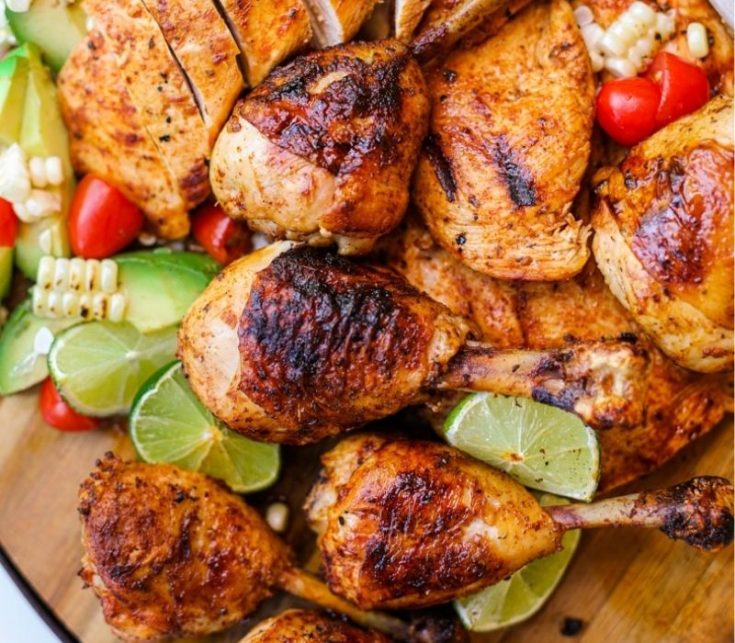 grilled chicken platter