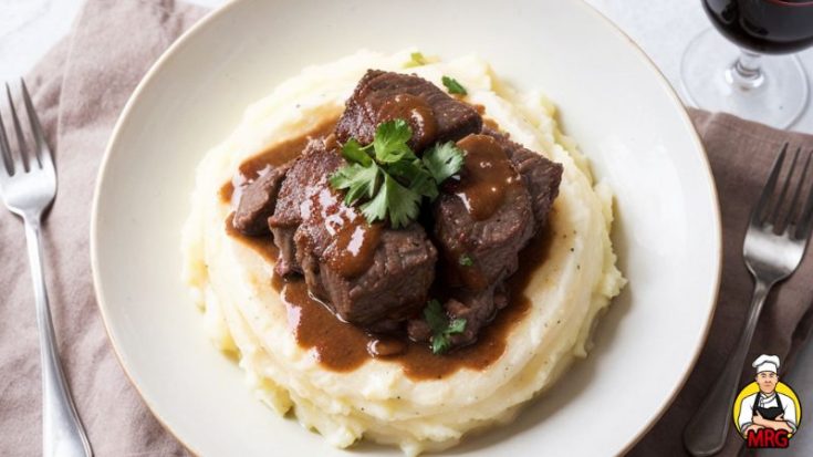 Slow-Cooked Beef Cheeks in Red Wine Sauce