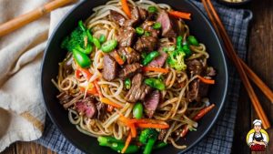 beef lo mein recipe