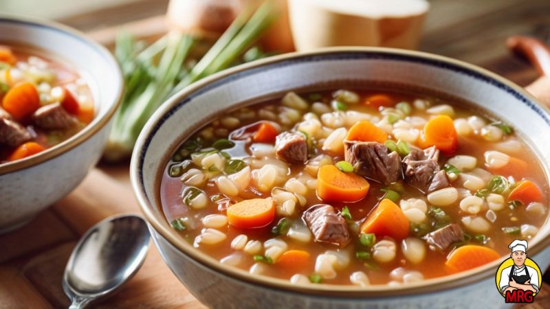 beef barley soup recipe