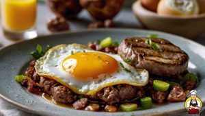 ground beef and eggs recipe