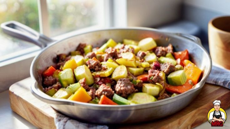 ground beef squash recipe