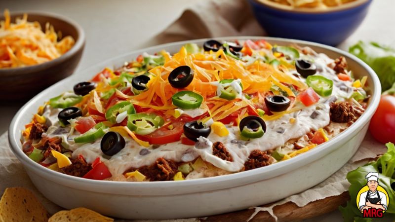 taco dip recipe with ground beef