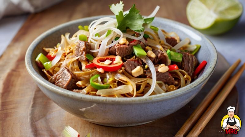 beef pad thai recipe