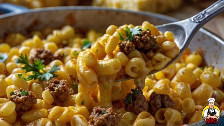 mac and cheese with ground beef recipe