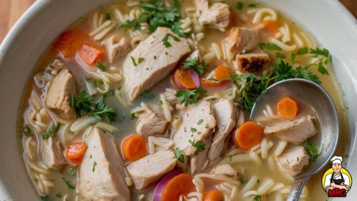 lemon chicken orzo soup